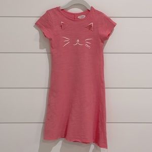 Pink cat dress